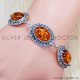 Amber 925 Sterling Silver Bracelet (SJWBR-338) Amber 925 Sterling Silver Bracelet (SJWBR-338)