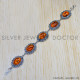 Amber 925 Sterling Silver Bracelet (SJWBR-339) Amber 925 Sterling Silver Bracelet (SJWBR-339)