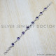 Amethyst 925 Sterling Silver Bracelet (SJWBR-34)