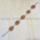 Amber 925 Sterling Silver Bracelet (SJWBR-344) Amber 925 Sterling Silver Bracelet (SJWBR-344)