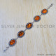 Amber 925 Sterling Silver Bracelet (SJWBR-346) Amber 925 Sterling Silver Bracelet (SJWBR-346)