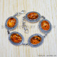 Amber 925 Sterling Silver Bracelet (SJWBR-347)
