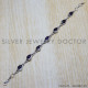 Amethyst 925 Sterling Silver Bracelet (SJWBR-36)
