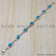 Turquoise 925 Sterling Silver Bracelet (SJWBR-37)