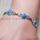 Turquoise 925 Sterling Silver Bracelet (SJWBR-37)
