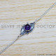 Rainbow Moonstone 925 Sterling Silver Bracelet (SJWBR-382) Rainbow Moonstone 925 Sterling Silver Bracelet (SJWBR-382)