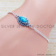 Turquoise 925 Sterling Silver Bracelet (SJWBR-386) Turquoise 925 Sterling Silver Bracelet (SJWBR-386)