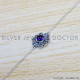 Amethyst 925 Sterling Silver Bracelet (SJWBR-393) Amethyst 925 Sterling Silver Bracelet (SJWBR-393)