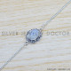 Rainbow Moonstone 925 Sterling Silver Bracelet (SJWBR-397) Rainbow Moonstone 925 Sterling Silver Bracelet (SJWBR-397)