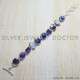 Rainbow Moonstone 925 Sterling Silver Bracelet (SJWBR-4) Rainbow Moonstone 925 Sterling Silver Bracelet (SJWBR-4)