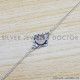 Rose Quartz 925 Sterling Silver Bracelet (SJWBR-406) Rose Quartz 925 Sterling Silver Bracelet (SJWBR-406)