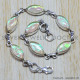 Opal 925 Sterling Silver Bracelet (SJWBR-41)
