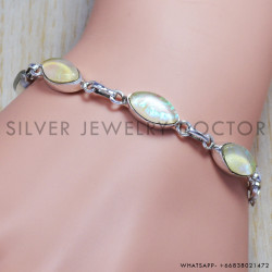 Opal 925 Sterling Silver Bracelet (SJWBR-41)