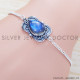Labradorite 925 Sterling Silver Bracelet (SJWBR-412) Labradorite 925 Sterling Silver Bracelet (SJWBR-412)