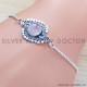 Rose Quartz 925 Sterling Silver Bracelet (SJWBR-414) Rose Quartz 925 Sterling Silver Bracelet (SJWBR-414)