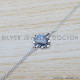 Rainbow Moonstone 925 Sterling Silver Bracelet (SJWBR-417) Rainbow Moonstone 925 Sterling Silver Bracelet (SJWBR-417)