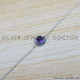 Amethyst 925 Sterling Silver Bracelet (SJWBR-419) Amethyst 925 Sterling Silver Bracelet (SJWBR-419)