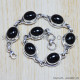 Black Onyx 925 Sterling Silver Bracelet (SJWBR-42) Black Onyx 925 Sterling Silver Bracelet (SJWBR-42)