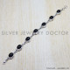 Black Onyx 925 Sterling Silver Bracelet (SJWBR-42) Black Onyx 925 Sterling Silver Bracelet (SJWBR-42)
