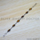 Tiger Eye 925 Sterling Silver Bracelet (SJWBR-424) Tiger Eye 925 Sterling Silver Bracelet (SJWBR-424)