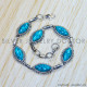 Turquoise 925 Sterling Silver Bracelet (SJWBR-425) Turquoise 925 Sterling Silver Bracelet (SJWBR-425)
