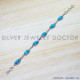 Turquoise 925 Sterling Silver Bracelet (SJWBR-425) Turquoise 925 Sterling Silver Bracelet (SJWBR-425)