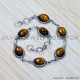 Tiger Eye 925 Sterling Silver Bracelet (SJWBR-428) Tiger Eye 925 Sterling Silver Bracelet (SJWBR-428)