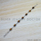 Tiger Eye 925 Sterling Silver Bracelet (SJWBR-428) Tiger Eye 925 Sterling Silver Bracelet (SJWBR-428)