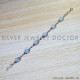 Rainbow Moonstone 925 Sterling Silver Bracelet (SJWBR-431) Rainbow Moonstone 925 Sterling Silver Bracelet (SJWBR-431)