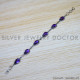 Amethyst 925 Sterling Silver Bracelet (SJWBR-433) Amethyst 925 Sterling Silver Bracelet (SJWBR-433)