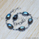 Labradorite 925 Sterling Silver Bracelet (SJWBR-436) Labradorite 925 Sterling Silver Bracelet (SJWBR-436)