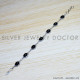 Black Onyx 925 Sterling Silver Bracelet (SJWBR-437) Black Onyx 925 Sterling Silver Bracelet (SJWBR-437)