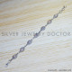 Rose Quartz 925 Sterling Silver Bracelet (SJWBR-440) Rose Quartz 925 Sterling Silver Bracelet (SJWBR-440)