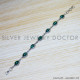 Malachite 925 Sterling Silver Bracelet (SJWBR-441) Malachite 925 Sterling Silver Bracelet (SJWBR-441)
