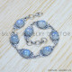 Rainbow Moonstone 925 Sterling Silver Bracelet (SJWBR-445) Rainbow Moonstone 925 Sterling Silver Bracelet (SJWBR-445)