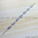 Rainbow Moonstone 925 Sterling Silver Bracelet (SJWBR-445) Rainbow Moonstone 925 Sterling Silver Bracelet (SJWBR-445)