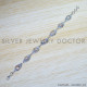 Rose Quartz 925 Sterling Silver Bracelet (SJWBR-446) Rose Quartz 925 Sterling Silver Bracelet (SJWBR-446)