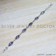 Amethyst 925 Sterling Silver Bracelet (SJWBR-451) Amethyst 925 Sterling Silver Bracelet (SJWBR-451)