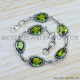 Peridot 925 Sterling Silver Bracelet (SJWBR-454) Peridot 925 Sterling Silver Bracelet (SJWBR-454)