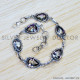 Mystic Topaz 925 Sterling Silver Bracelet (SJWBR-455) Mystic Topaz 925 Sterling Silver Bracelet (SJWBR-455)