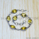 Citrine 925 Sterling Silver Bracelet (SJWBR-463) Citrine 925 Sterling Silver Bracelet (SJWBR-463)