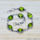 Peridot 925 Sterling Silver Bracelet (SJWBR-464) Peridot 925 Sterling Silver Bracelet (SJWBR-464)