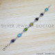 Blue Topaz 925 Sterling Silver Bracelet (SJWBR-467) Blue Topaz 925 Sterling Silver Bracelet (SJWBR-467)