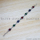 Ruby 925 Sterling Silver Bracelet (SJWBR-475)