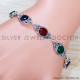 Ruby 925 Sterling Silver Bracelet (SJWBR-475)