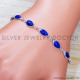 Lapis Lazuli 925 Sterling Silver Bracelet (SJWBR-477) Lapis Lazuli 925 Sterling Silver Bracelet (SJWBR-477)