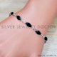 Black Onyx 925 Sterling Silver Bracelet (SJWBR-486) Black Onyx 925 Sterling Silver Bracelet (SJWBR-486)