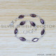 Amethyst 925 Sterling Silver Bracelet (SJWBR-487) Amethyst 925 Sterling Silver Bracelet (SJWBR-487)