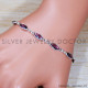 Amethyst 925 Sterling Silver Bracelet (SJWBR-487) Amethyst 925 Sterling Silver Bracelet (SJWBR-487)