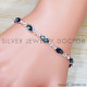 Mystic Topaz 925 Sterling Silver Bracelet (SJWBR-490) Mystic Topaz 925 Sterling Silver Bracelet (SJWBR-490)